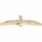 Ekena Millwork Bellingham Rough Sawn Timber Gable Bracket, Douglas Fir, 72"W x 21"H x 6"D x 6"F, 7/12 Pitch GBW072X21X0606BEL00RDF - alternate 4